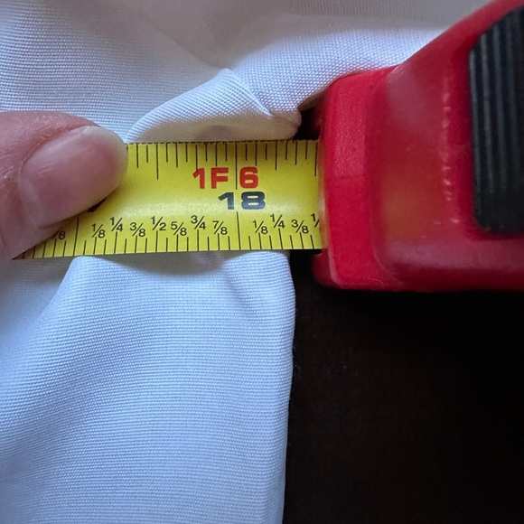 Willow Ridge Vintage Cream Button Down Pointed Hem Gold Buttons Blouse Sz 10 - Picture 16 of 16